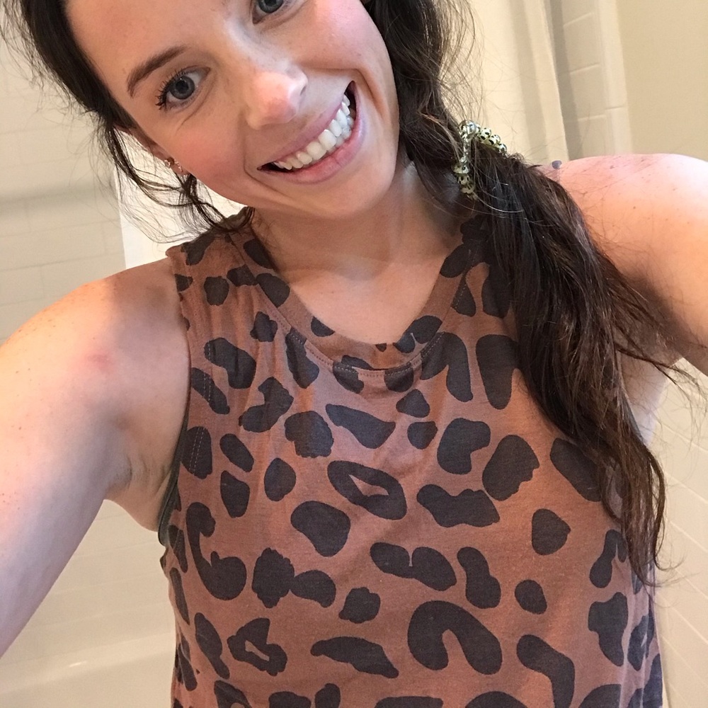 Cheetah workout top